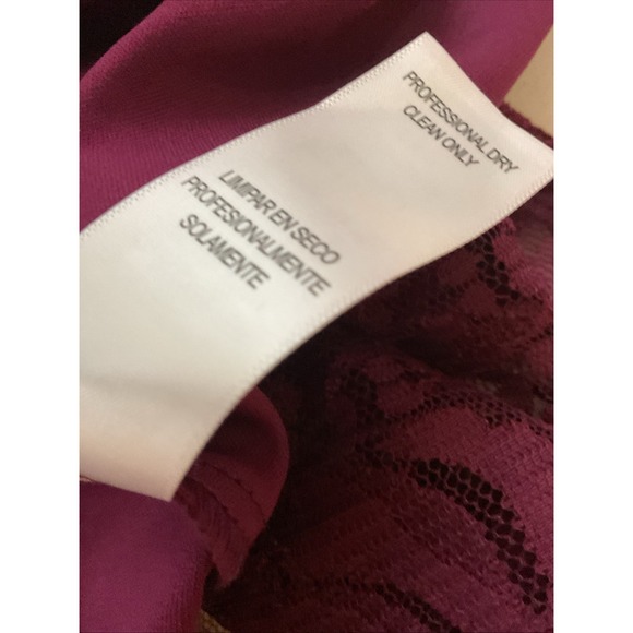 City Triangles Lace‎ Fit and Flare Dress Size 13 Purple L74 - Picture 8 of 12
